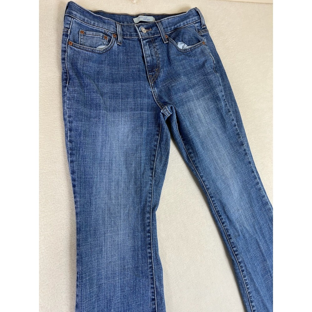 Levi's 515 Bootcut Jeans Women's 8 Short 30x30 Blue Denim Flaured Casual Y2K - Picture 2 of 16